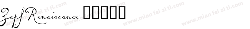 Zapf Renaissance字体转换